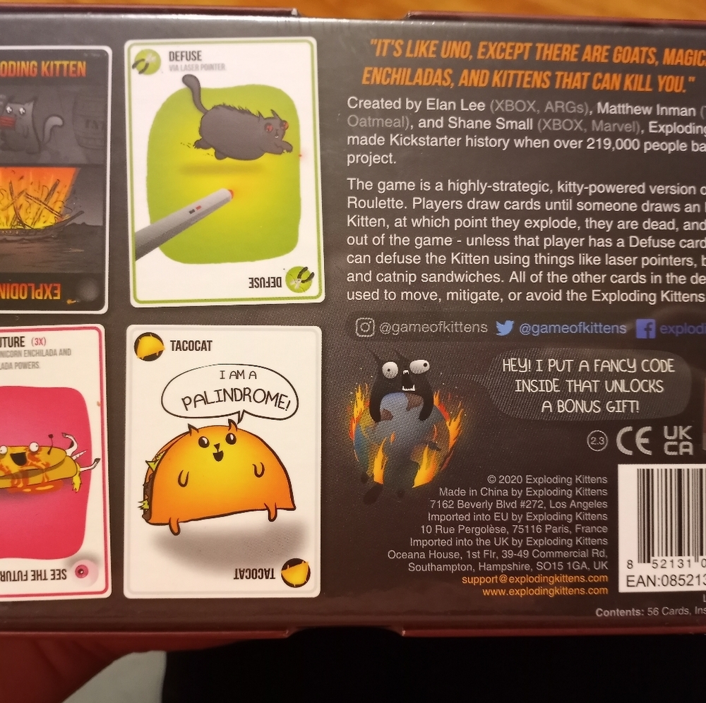 Exploding Kittens Card Game - Picture 2 of 2
